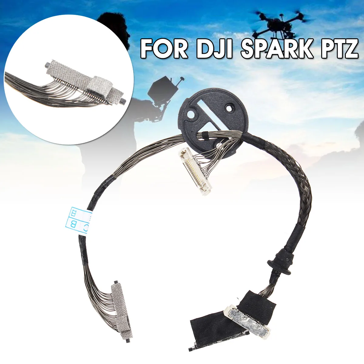 Gimbal Signal Line Camera Video Transmission Cable for DJI Spark Camera Gimbal Wire Line Replacement Repair Accessories
Gimbal Signal Line Camera Video Transmission Cable for DJI Spark Camera Gimbal Wire Line Replacement Repair Accessories