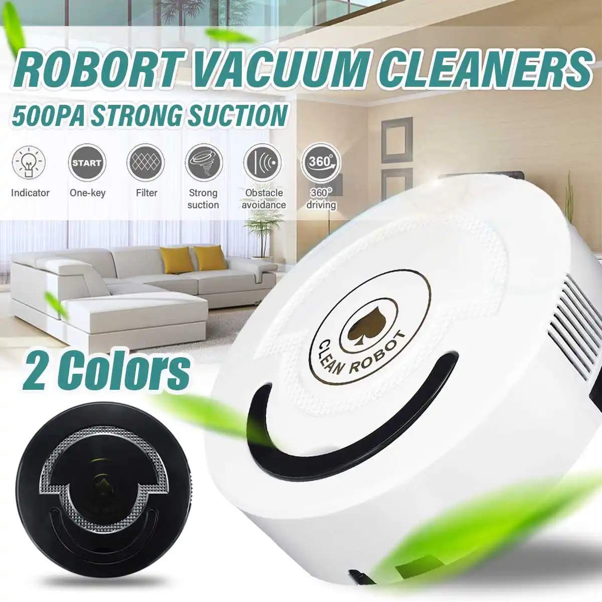 USB Rechargeable Robot Vacuum Cleaner Smart Home Automatic Sweeping Dust Sterilize Strong Suction Floor Carpet Cleaning
USB Rechargeable Robot Vacuum Cleaner Smart Home Automatic Sweeping Dust Sterilize Strong Suction Floor Carpet Cleaning