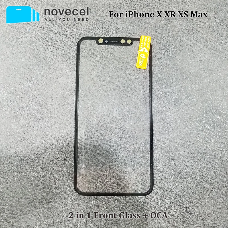 Novecel A+ Quality Front Screen Outer Glass Lens With OCA Replacement for iPhone X XR XS Max Repair Parts
Novecel A+ Quality Front Screen Outer Glass Lens With OCA Replacement for iPhone X XR XS Max Repair Parts