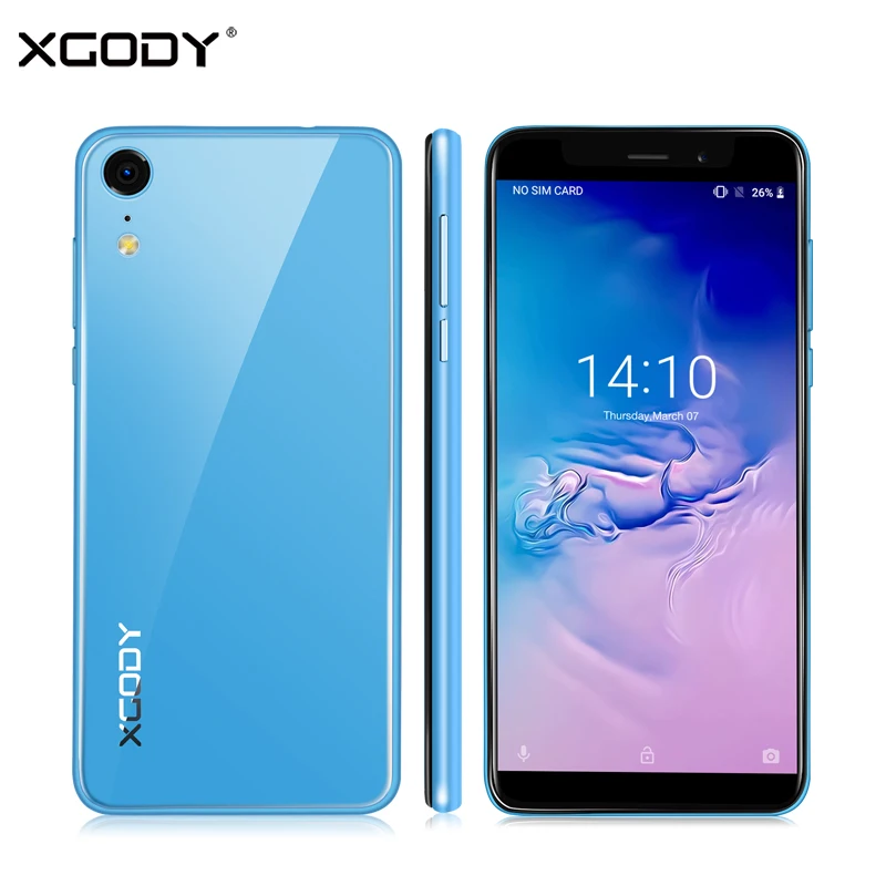 

XGODY XR 3G Dual Sim Smartphone 5.5 Inch 18:9 Full Screen Android 8.1 MT6580 Quad Core 2GB RAM 16GB ROM 5MP 2500mAh Mobile Phone