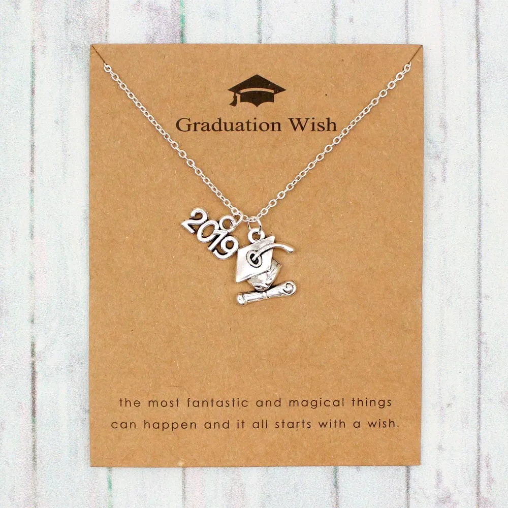 Class of 2019 Senior 2020 Graduation Charm Necklaces Bachelor Cap Necklace Graduate Jewelry Graduation Gifts
Class of 2019 Senior 2020 Graduation Charm Necklaces Bachelor Cap Necklace Graduate Jewelry Graduation Gifts