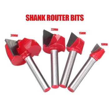 4pcs 10/15/22/30mm 6mm Woodworking Shank Milling Router Bit Tenon Cutter Drill Bit Woodworker Milling Plan Bottom Cutters
4pcs 10/15/22/30mm 6mm Woodworking Shank Milling Router Bit Tenon Cutter Drill Bit Woodworker Milling Plan Bottom Cutters