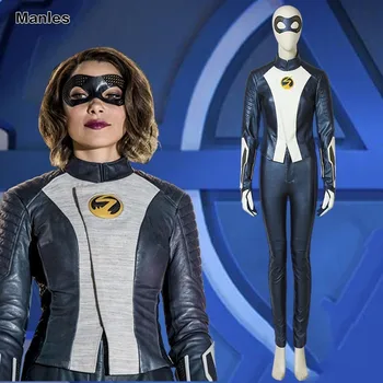 Nora Allen Cosplay Costume The Flash Season 5 Superhero Fancy Leather Halloween Carnival Adult Women Jacket With Eyeshade Pants
Nora Allen Cosplay Costume The Flash Season 5 Superhero Fancy Leather Halloween Carnival Adult Women Jacket With Eyeshade Pants