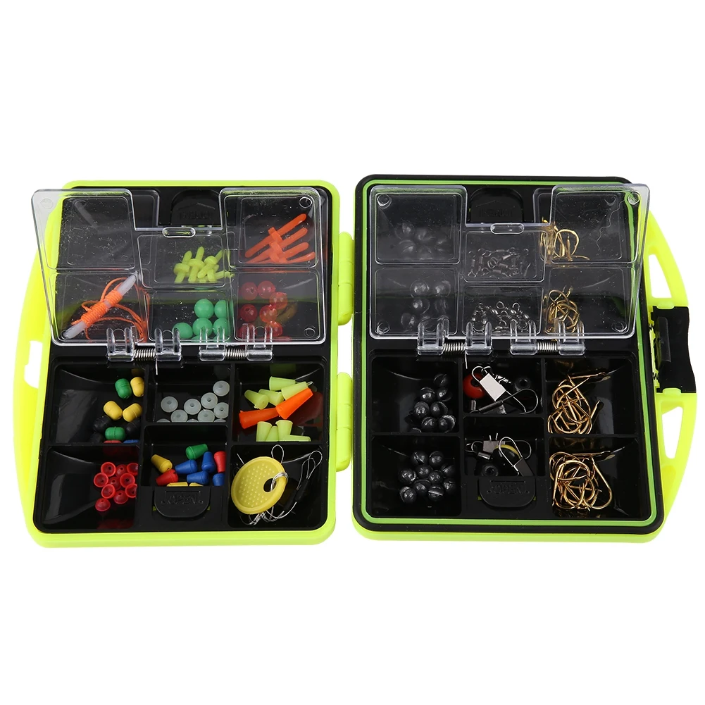 Fishing Tools Box Including Jig Hooks fishing Sinker weights fishing Swivels Snaps With Fishing Tackle BoxFor Ice Fishing Access
Fishing Tools Box Including Jig Hooks fishing Sinker weights fishing Swivels Snaps With Fishing Tackle BoxFor Ice Fishing Access