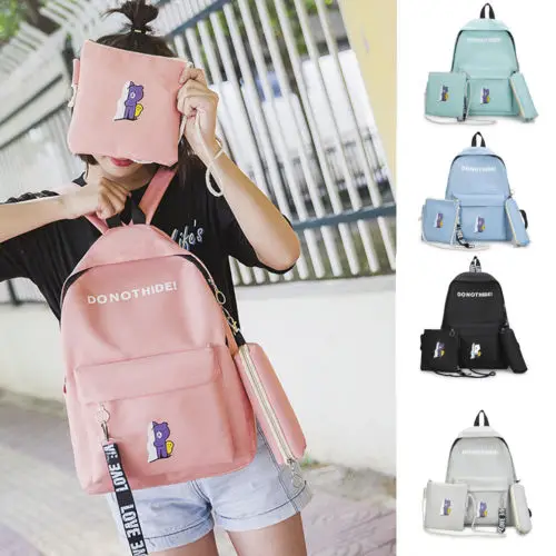 3pcs School Bag Canvas Backpack for Teen Teenage Girls Kids Unisex Collection Children Cute School Bags Hot
3pcs School Bag Canvas Backpack for Teen Teenage Girls Kids Unisex Collection Children Cute School Bags Hot