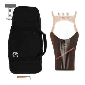 10 Strings Harp Kit with Tuning Key&Bag Mahogany Body for Beginner Music Lover Gift
10 Strings Harp Kit with Tuning Key&Bag Mahogany Body for Beginner Music Lover Gift