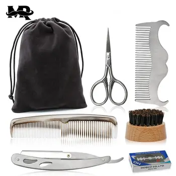 BellyLady Beard Suit Beard Comb Stainless Steel Template Tool Beard Styling Comb Beard Care Cleaning Kit
BellyLady Beard Suit Beard Comb Stainless Steel Template Tool Beard Styling Comb Beard Care Cleaning Kit