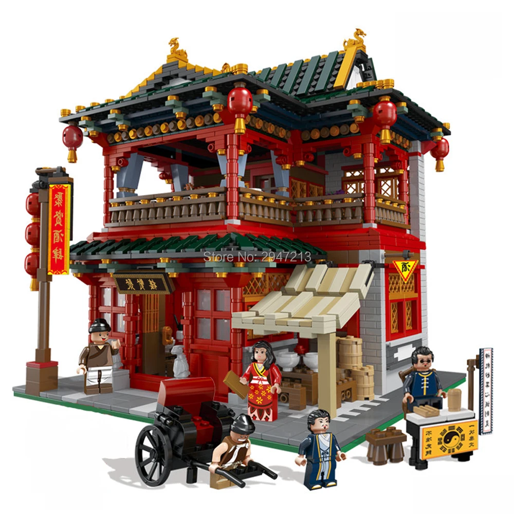 hot LegoINGlys city street view Ancient Chinese Pub architecture Chinatown MOC Building Blocks model figures bricks toys gift
hot LegoINGlys city street view Ancient Chinese Pub architecture Chinatown MOC Building Blocks model figures bricks toys gift