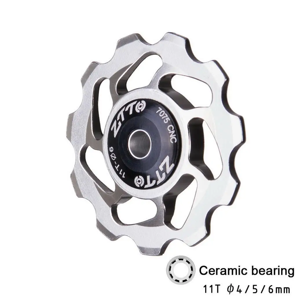 Ceramic Bearing Aluminum Alloy Bicycle Rear There are five colors to choose. Derailleur Pulley Wheel Bearings
Ceramic Bearing Aluminum Alloy Bicycle Rear There are five colors to choose. Derailleur Pulley Wheel Bearings