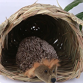 1Pc Small Pet Hamster Hand-woven House Sleeping Nontoxic Rabbit Design Durable Portative Cabin Cave Nest Woven Bed
1Pc Small Pet Hamster Hand-woven House Sleeping Nontoxic Rabbit Design Durable Portative Cabin Cave Nest Woven Bed