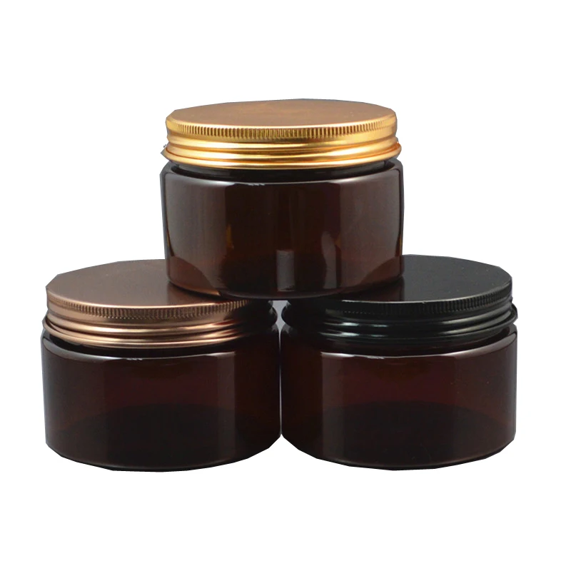 50pcs/lot 120g Amber Plastic Jars Wholesale 4oz Round Screw Aluminum Cap Airtight Can 120ml Specialty jars container wholesale
50pcs/lot 120g Amber Plastic Jars Wholesale 4oz Round Screw Aluminum Cap Airtight Can 120ml Specialty jars container wholesale