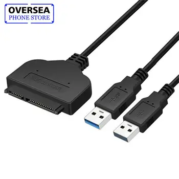USB 3.0 To SATA 22-Pin Cable Adapter Converter For 2.5" HHD SATA Hard Disk Serial Port USB 3.0 Computer CablesConnectors 23cm
USB 3.0 To SATA 22-Pin Cable Adapter Converter For 2.5" HHD SATA Hard Disk Serial Port USB 3.0 Computer CablesConnectors 23cm