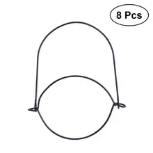 8 шт. Mason Jar крючки нержавеющая сталь Bearable декоративные крепкий провода ручки для консервирования баночки сад дома мяч Mason(China)