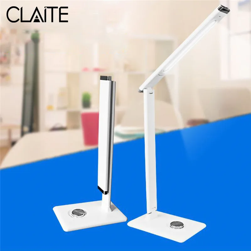 CLAITE Dimmable LED Desk Lamp 6W 45 LED Foldable Table Lamp 3 Level Reading Light Office Table Light for Home Office AC85-265V
CLAITE Dimmable LED Desk Lamp 6W 45 LED Foldable Table Lamp 3 Level Reading Light Office Table Light for Home Office AC85-265V