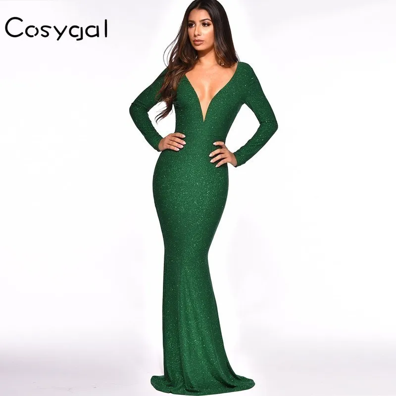 COSYGAL Solid Long Maxi Dress Elegant Deep V Neck Backless Party Dresses Women Long Sleeve Mermaid Summer Sexy Dress Vestidos
COSYGAL Solid Long Maxi Dress Elegant Deep V Neck Backless Party Dresses Women Long Sleeve Mermaid Summer Sexy Dress Vestidos