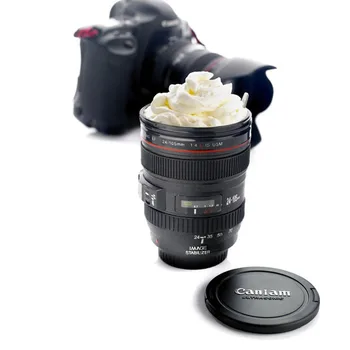 400ml New Coffee Lens Emulation Camera Mug Beer Mug Wine With Lid Black Plastic Cup&Caniam Logo Mugs Cafe MUG-09
400ml New Coffee Lens Emulation Camera Mug Beer Mug Wine With Lid Black Plastic Cup&Caniam Logo Mugs Cafe MUG-09