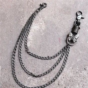 Men's Motorcyle KeyChain Jean Biker Wallet Belts Chain Bow Charm Gothic Rock Skull Pants Trousers Waist Key Men's BL88
Men's Motorcyle KeyChain Jean Biker Wallet Belts Chain Bow Charm Gothic Rock Skull Pants Trousers Waist Key Men's BL88