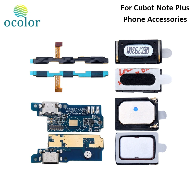 ocolor For Cubot Note Plus Earpiece Loud Speaker USB plug Charge Board Button Flex Cable Power+Volume Button Assembly
ocolor For Cubot Note Plus Earpiece Loud Speaker USB plug Charge Board Button Flex Cable Power+Volume Button Assembly
