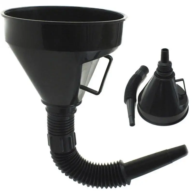 2 in 1 Plastic Funnel Can Spout For Oil Water Fuel Petrol Diesel Gasoline Universal For Auto Car Motorcycle Bike with strainer
2 in 1 Plastic Funnel Can Spout For Oil Water Fuel Petrol Diesel Gasoline Universal For Auto Car Motorcycle Bike with strainer