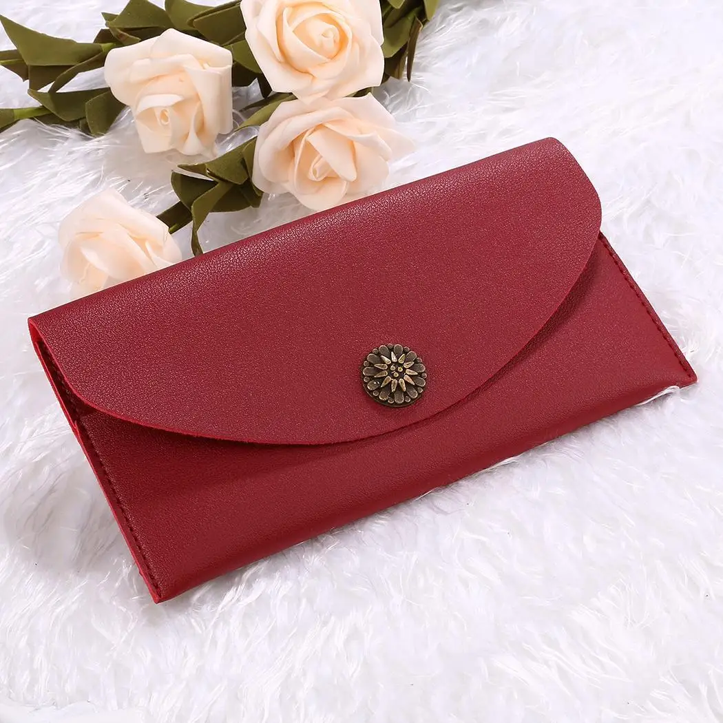 Women Ultra-thin Retro Button With Card Holders Casual Square 0.3kg Note Compartment, 6 Solid Long Wallet
Women Ultra-thin Retro Button With Card Holders Casual Square 0.3kg Note Compartment, 6 Solid Long Wallet