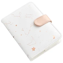 Simili Cuir De haute Qualité Couverture Souple Mignon Planificateur Quotidien Mensuel Doublé Cahier D'étude Journal De Voyage(China)