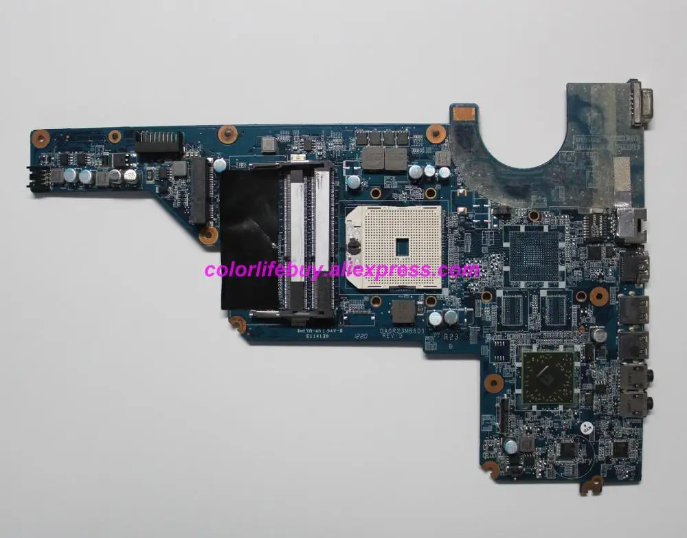 Genuine 649948-001 DA0R23MB6D1 REV:D A60M UMA Laptop Motherboard Mainboard for HP Pavilion G4 G6 G7 Series NoteBook PC
Genuine 649948-001 DA0R23MB6D1 REV:D A60M UMA Laptop Motherboard Mainboard for HP Pavilion G4 G6 G7 Series NoteBook PC