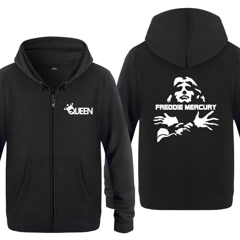 Queen Freddie Mercury Rock Sweatshirts Men 2018 Mens Zipper Hooded Fleece Hoodies Cardigans
Queen Freddie Mercury Rock Sweatshirts Men 2018 Mens Zipper Hooded Fleece Hoodies Cardigans