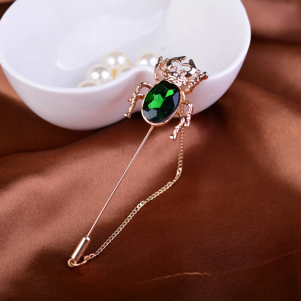 i-Remiel Retro Insect Beetles Brooch Crystal Long Needle Pins and Brooches Accessories for Men and Women Shirt Suit Decoration
i-Remiel Retro Insect Beetles Brooch Crystal Long Needle Pins and Brooches Accessories for Men and Women Shirt Suit Decoration