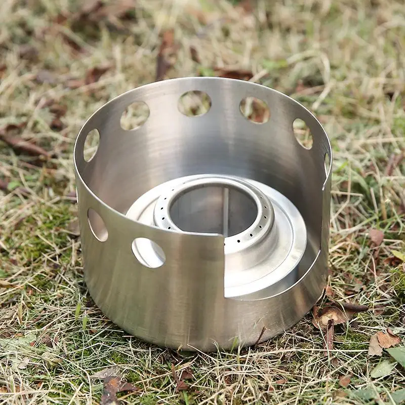 Mounchain Portable Stainless Steel Round Windscreen Stove Solid Alcohol Burner Furnace Windbreak Hood for Mountaineering Camping
Mounchain Portable Stainless Steel Round Windscreen Stove Solid Alcohol Burner Furnace Windbreak Hood for Mountaineering Camping