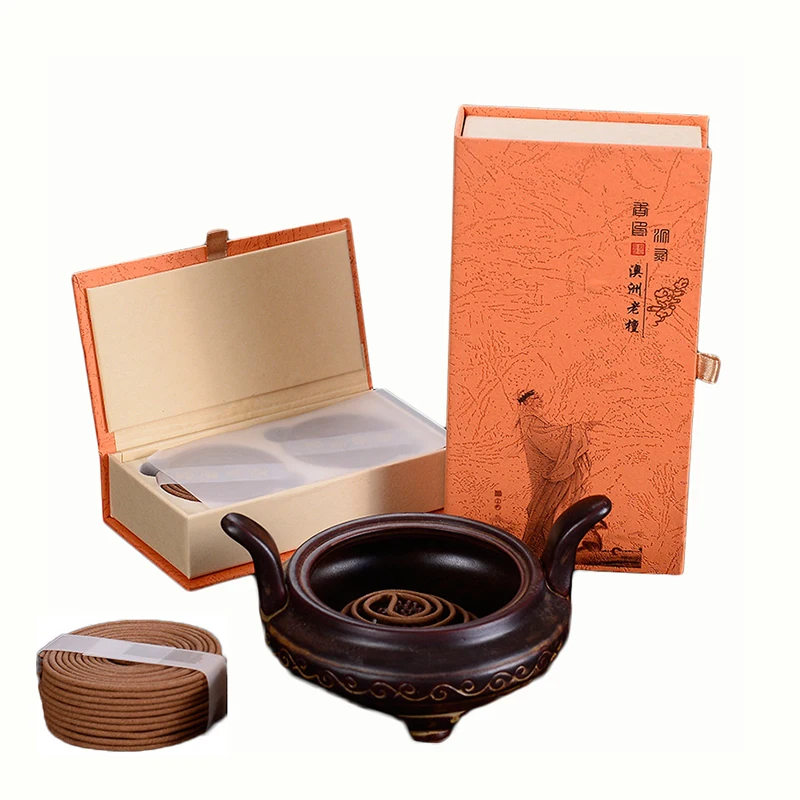 T Household Incense Coils 40 Rings Laoshan Sandalwood 2 / 4 Hours Round Incenses In Box Artificial Scent for Home Buddhist
T Household Incense Coils 40 Rings Laoshan Sandalwood 2 / 4 Hours Round Incenses In Box Artificial Scent for Home Buddhist