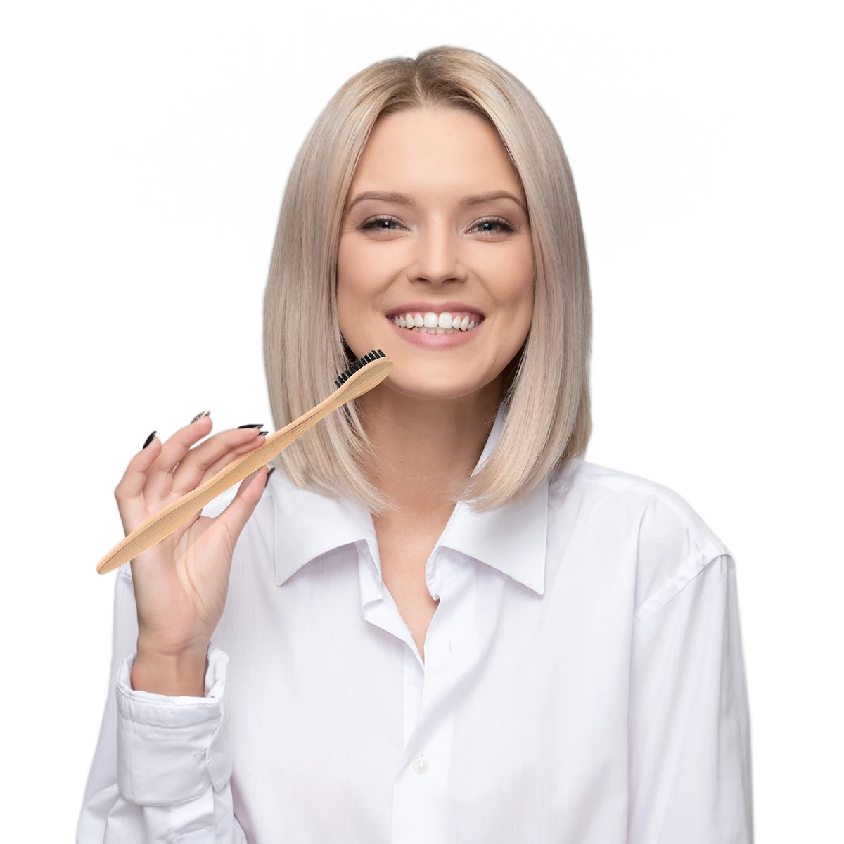ROSENICE 5pcs Bamboo Handle Toothbrush Natural Wooden Eco Friendly Toothbrush with Soft Black Bristles
ROSENICE 5pcs Bamboo Handle Toothbrush Natural Wooden Eco Friendly Toothbrush with Soft Black Bristles
