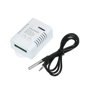 Smart Wifi Switch 16A/3500W Waterproof DS18B20 Temperature Sensor Wireless Smart Home Automation Kit 
Smart Wifi Switch 16A/3500W Waterproof DS18B20 Temperature Sensor Wireless Smart Home Automation Kit