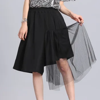 #1358 Summer Wide Leg Shorts Women Black Elastic Waist Casual Split Joint Chiffon Irregular Hip Hop Short Feminino
#1358 Summer Wide Leg Shorts Women Black Elastic Waist Casual Split Joint Chiffon Irregular Hip Hop Short Feminino