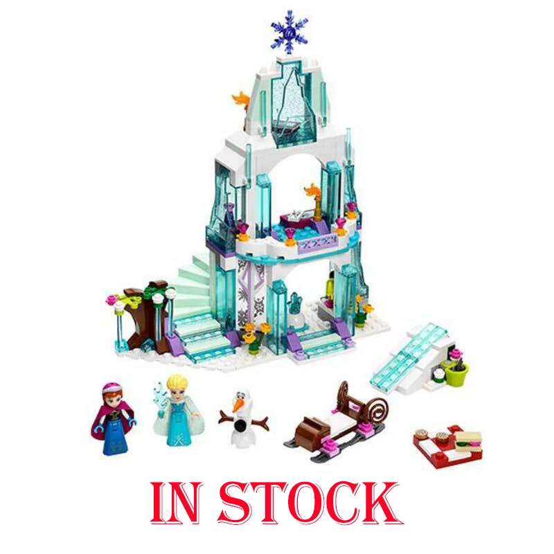 316pcs Dream Princess Elsa Ice Castle Princess Anna Set Model Building Blocks Toys Compatible Legoings Friends For Children Gift
316pcs Dream Princess Elsa Ice Castle Princess Anna Set Model Building Blocks Toys Compatible Legoings Friends For Children Gift