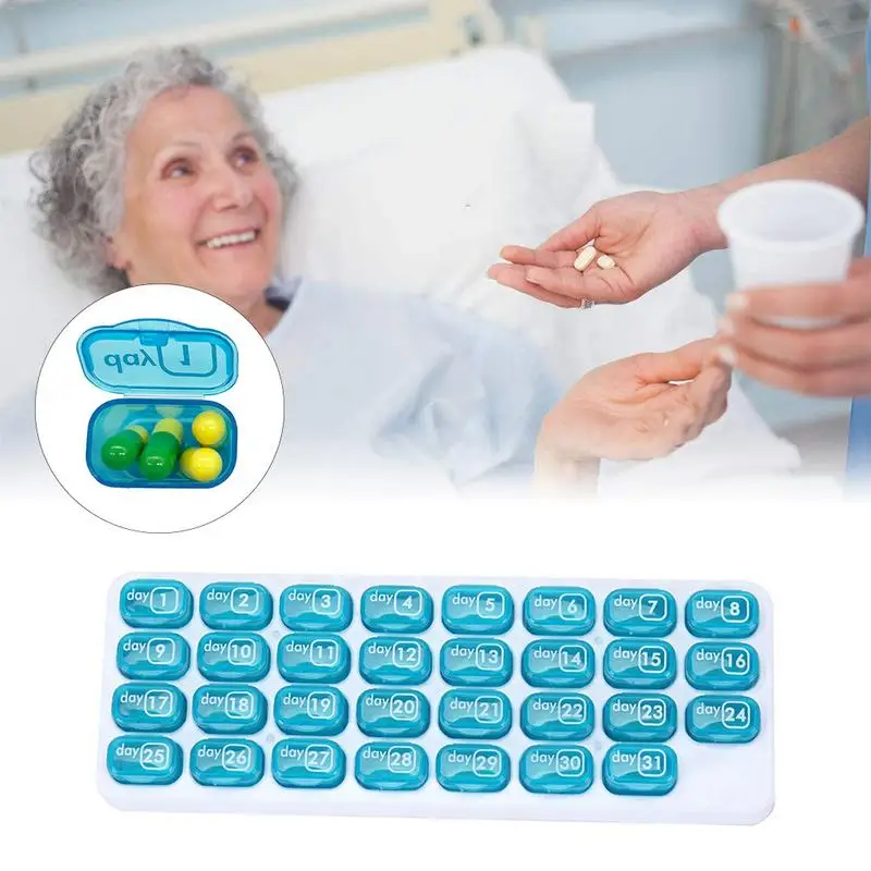31 Lattices Pill Box Medicinal Plastic Container For Tablets Weekly Pillbox 31 Days Tablet Divider Medical Container Health Care
31 Lattices Pill Box Medicinal Plastic Container For Tablets Weekly Pillbox 31 Days Tablet Divider Medical Container Health Care