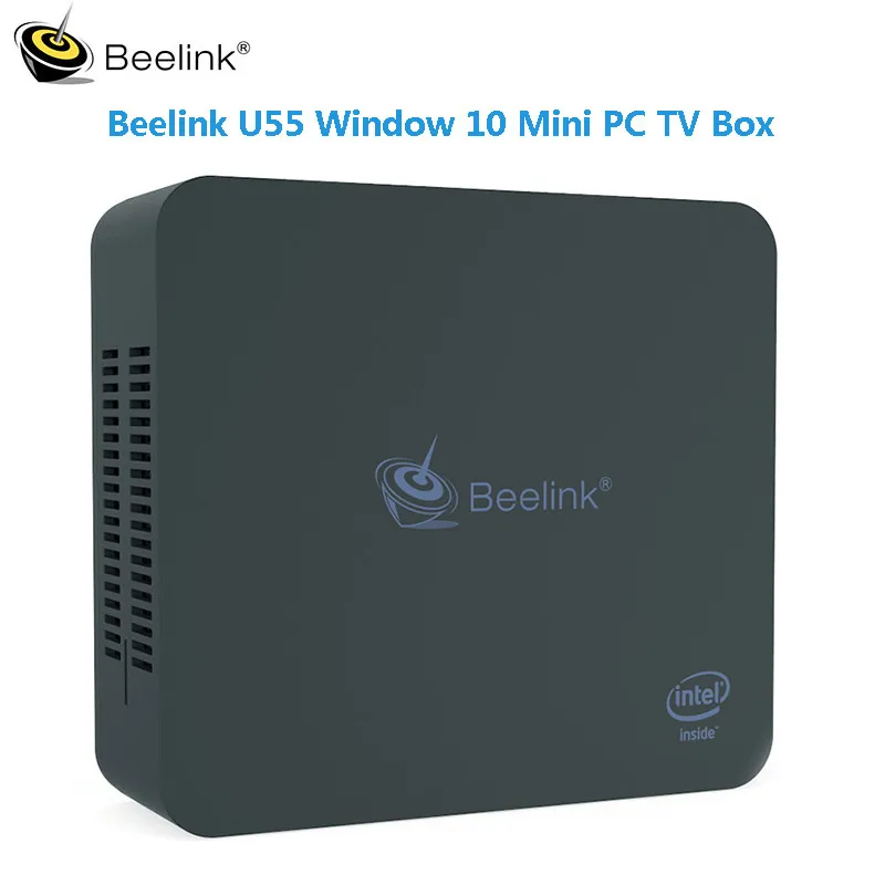 Beelink U55 Мини ПК Intel Core I3 HD Graphics 5500 Windows 10 ТВ коробка 2 4G & 5 8G WiFi 1000M USB3.0 BT4.0
