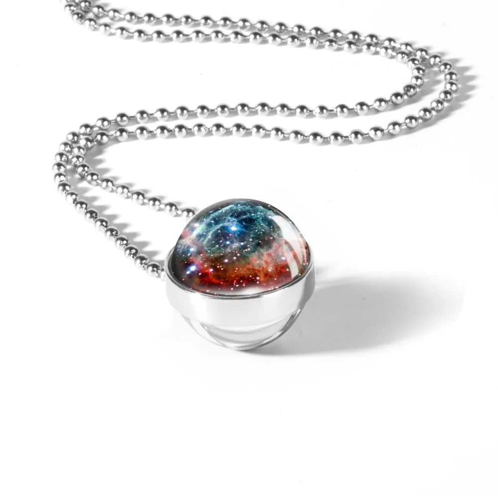 Galaxy Double Sided Necklaces Universe Outer Space Cabochon Glass Pendant Necklaces Jewelry Popcorn Chain For Women Men
Galaxy Double Sided Necklaces Universe Outer Space Cabochon Glass Pendant Necklaces Jewelry Popcorn Chain For Women Men