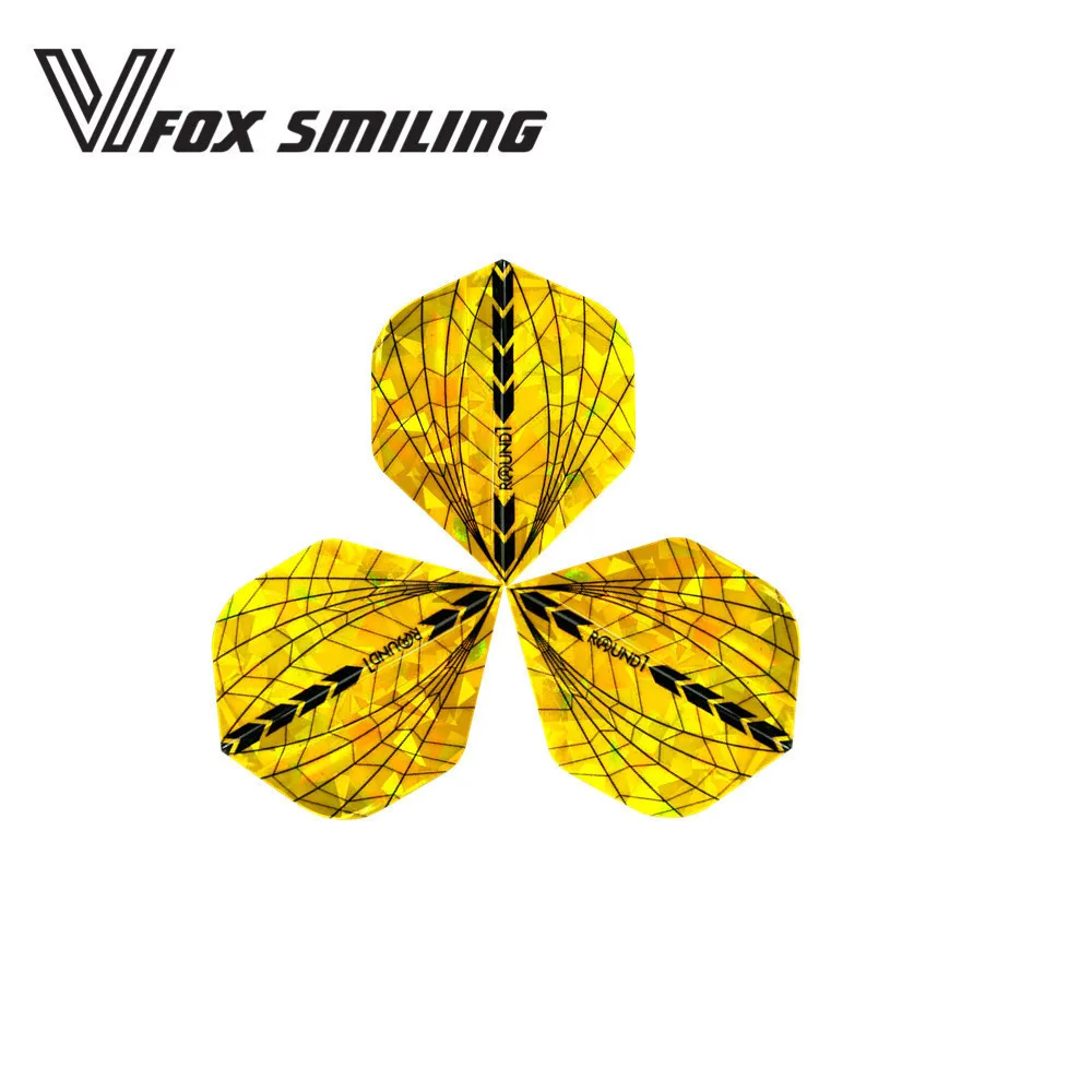 Fox Smiling New 30pcs Laser 2D Cool Standard Dart Flights Nice Darts Flight Outdoor Professional Gold DFL-0230010
Fox Smiling New 30pcs Laser 2D Cool Standard Dart Flights Nice Darts Flight Outdoor Professional Gold DFL-0230010