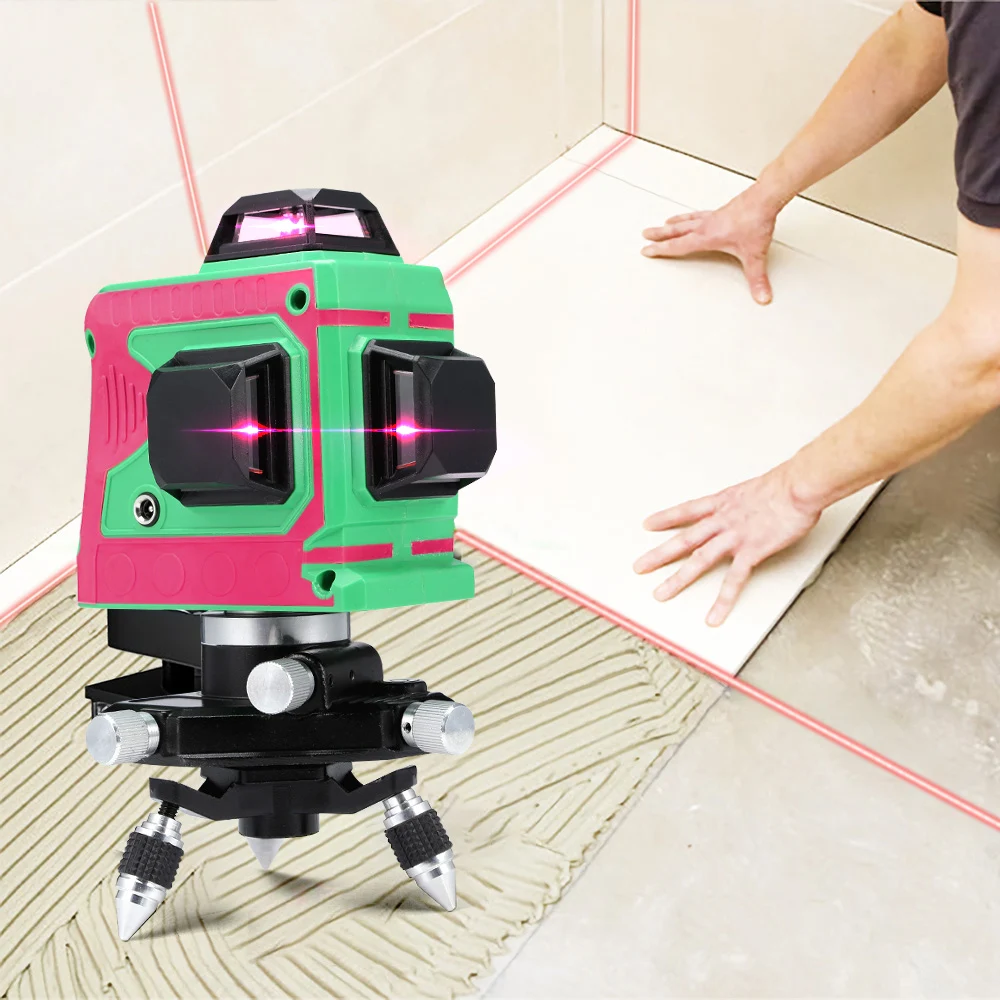Multipurpose 12 Lines Green / Red Light Laser level 3D Horizontal And Vertical Level Meter 360 Self Leveling Instrument
Multipurpose 12 Lines Green / Red Light Laser level 3D Horizontal And Vertical Level Meter 360 Self Leveling Instrument