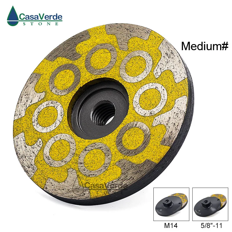 1pc/lot Medium Grit 4 inch100mm resin filled diamond grinding cup wheels for and polishing stone | Инструменты