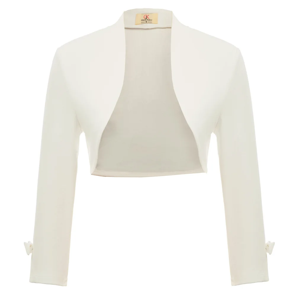 fashion Women bowknot decorated splt Sleeve Open stitch Irregular Hem Shrug Bolero Cropped Length Coat stand collar women jacket
fashion Women bowknot decorated splt Sleeve Open stitch Irregular Hem Shrug Bolero Cropped Length Coat stand collar women jacket
