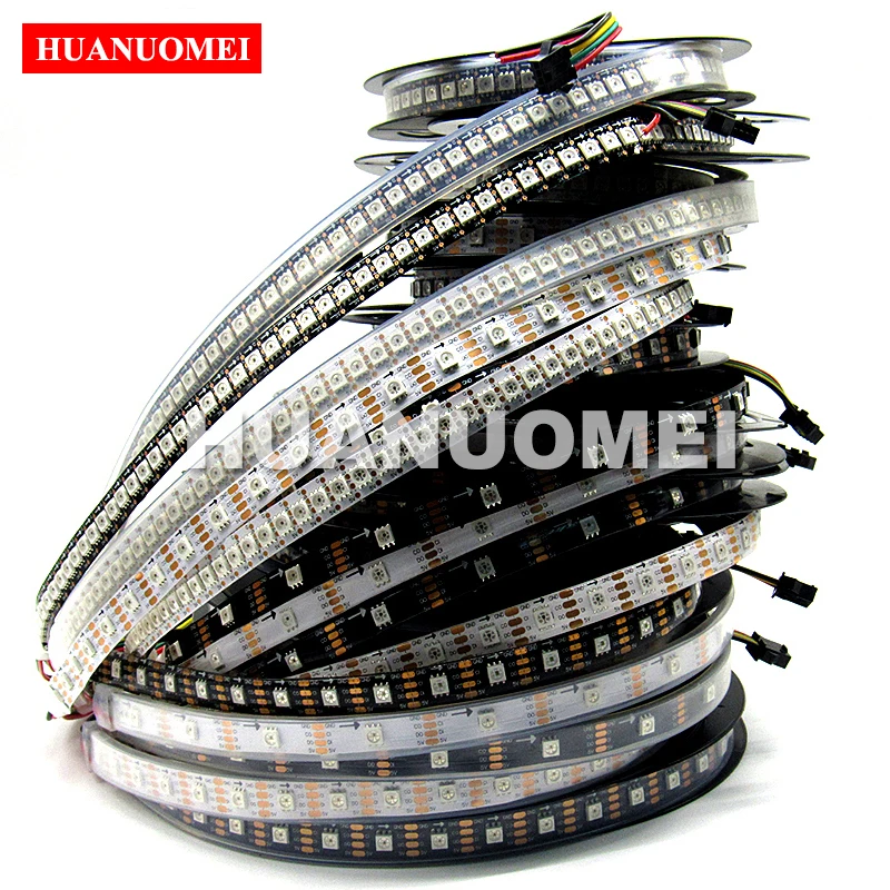 5V 30/32/60/72/96/144 LEDs/m WS2811/WS2812B/WS2813/WS2815/WS2818/SK6812/SK9822/APA102/APA107 Digital Pixel RGB LED Strip Light
5V 30/32/60/72/96/144 LEDs/m WS2811/WS2812B/WS2813/WS2815/WS2818/SK6812/SK9822/APA102/APA107 Digital Pixel RGB LED Strip Light