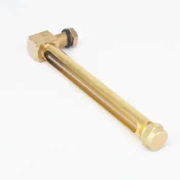 M12x1.5mm 125mm Brass Oil Liquid Level Indicator Sight Glass For Lathes Sump Gas Engine Motor Tractor -40 to 300 Degrees C
M12x1.5mm 125mm Brass Oil Liquid Level Indicator Sight Glass For Lathes Sump Gas Engine Motor Tractor -40 to 300 Degrees C