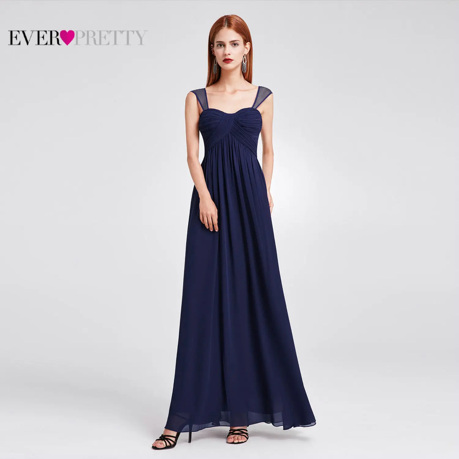 Ever Pretty Prom Dresses 2019 Navy Blue A-line Chiffon Simple A-line Long Gala Jurken Sexy Special Occasion Graduation Gowns
Ever Pretty Prom Dresses 2019 Navy Blue A-line Chiffon Simple A-line Long Gala Jurken Sexy Special Occasion Graduation Gowns
