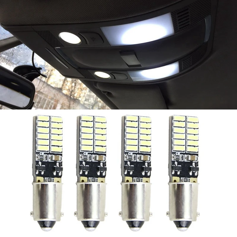 8pcs Canbus Car Bulb Free Error Ba9s T4w H6w Led White 4014 24smd 4.8w Led Automotive Light Lamp 12v Parking 57 233 W6w T11
8pcs Canbus Car Bulb Free Error Ba9s T4w H6w Led White 4014 24smd 4.8w Led Automotive Light Lamp 12v Parking 57 233 W6w T11