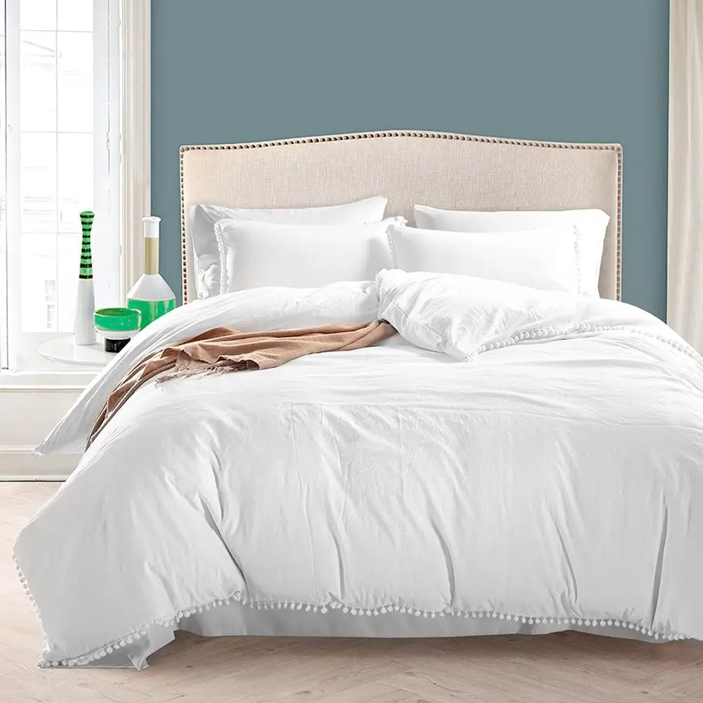 bed sheet Washed Cotton Duvet Quilt Cover Pillow Case Comfortable Bedding Set White Comforter Home
bed sheet Washed Cotton Duvet Quilt Cover Pillow Case Comfortable Bedding Set White Comforter Home