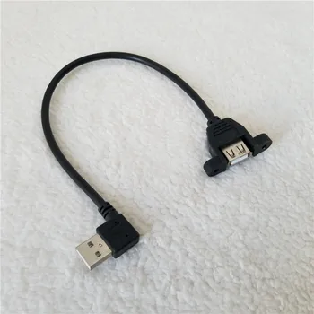 USB Type A Right Angle Bending Male to USB A Female Adapter Cable Panel Mounting Wire with Srews Black 30cm
USB Type A Right Angle Bending Male to USB A Female Adapter Cable Panel Mounting Wire with Srews Black 30cm