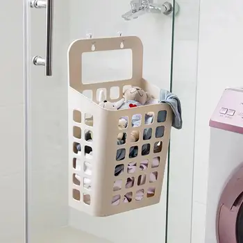 1 pc Plastic Hanging Storage Basket Laundry Cuboid Wall Mount Storage Dirty Clothes Storage Baskets Home Basket Modern
1 pc Plastic Hanging Storage Basket Laundry Cuboid Wall Mount Storage Dirty Clothes Storage Baskets Home Basket Modern
