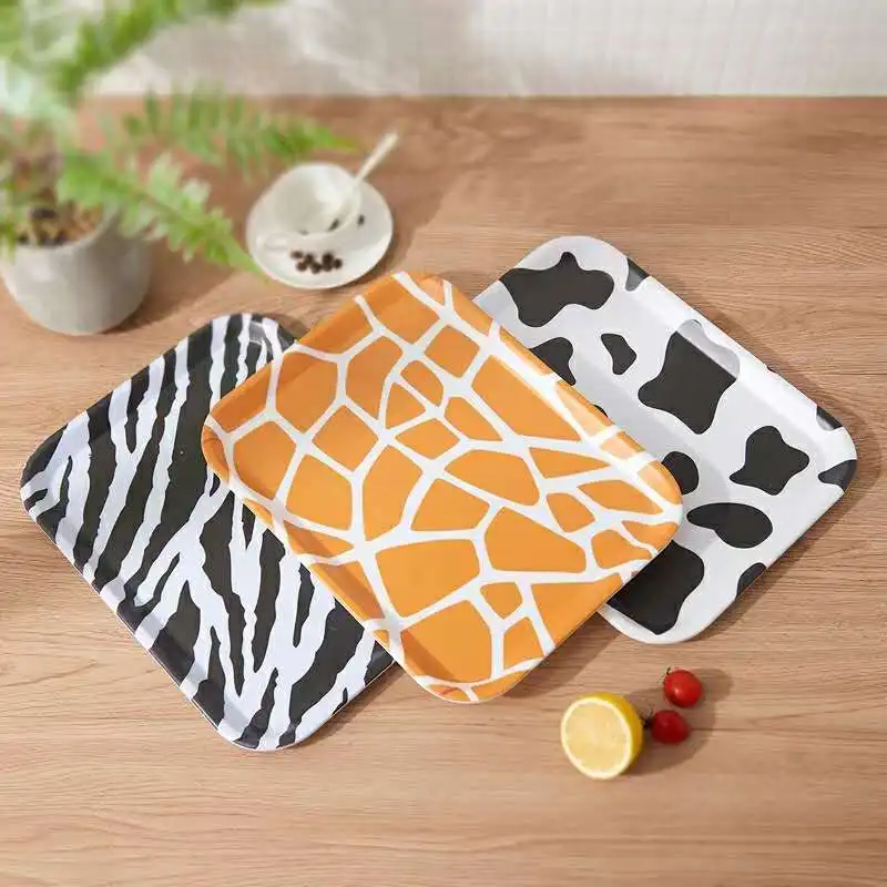 High class Scandinavian Style Melamine Serving Tray Safety Fast Food Tray Rectangular Serving Plate and Platters Cake Fruit Dish
High class Scandinavian Style Melamine Serving Tray Safety Fast Food Tray Rectangular Serving Plate and Platters Cake Fruit Dish