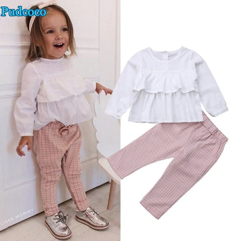 Pudcoco 2019 Brand New Toddler Kids Baby Girl Ruffle Tops Blouse Plaid Pants Leggings Outfits Clothes
Pudcoco 2019 Brand New Toddler Kids Baby Girl Ruffle Tops Blouse Plaid Pants Leggings Outfits Clothes